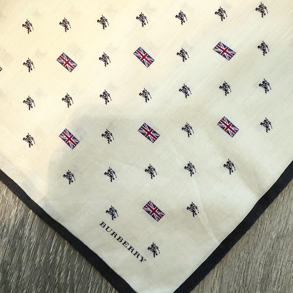 FREE FREE Burberry Cream and Black Men's with a $400 purchase 19.5x19.5” unisex